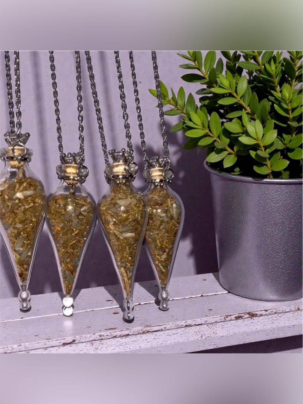 Prosperity Spell Jar Necklace💸
